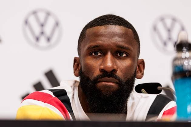 Training camp preparation UEFA EURO 2024 Germany 05 06 2024 Antonio Rüdiger Germany Training camp preparation UEFA EURO 2024 Germany Press conference HerzoBase, Herzogenaurach on 05 06 2024 Copyright: xBEAUTIFULxSPORTS Wunderlx