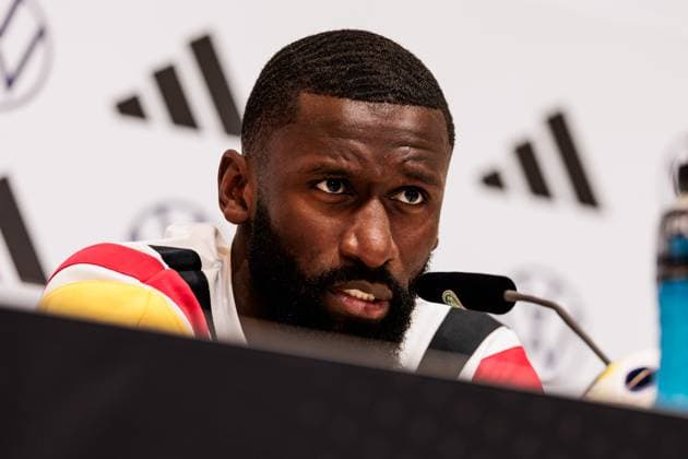 Training camp preparation UEFA EURO 2024 Germany 05 06 2024 Antonio Rüdiger Germany Training camp preparation UEFA EURO 2024 Germany Press conference HerzoBase, Herzogenaurach on 05 06 2024 Copyright: xBEAUTIFULxSPORTS Wunderlx