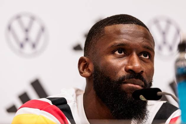Training camp preparation UEFA EURO 2024 Germany 05 06 2024 Antonio Rüdiger Germany Training camp preparation UEFA EURO 2024 Germany Press conference HerzoBase, Herzogenaurach on 05 06 2024 Copyright: xBEAUTIFULxSPORTS Wunderlx
