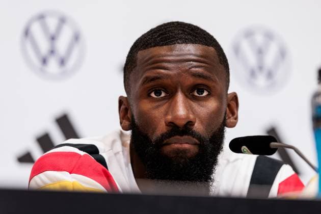Training camp preparation UEFA EURO 2024 Germany 05 06 2024 Antonio Rüdiger Germany Training camp preparation UEFA EURO 2024 Germany Press conference HerzoBase, Herzogenaurach on 05 06 2024 Copyright: xBEAUTIFULxSPORTS Wunderlx
