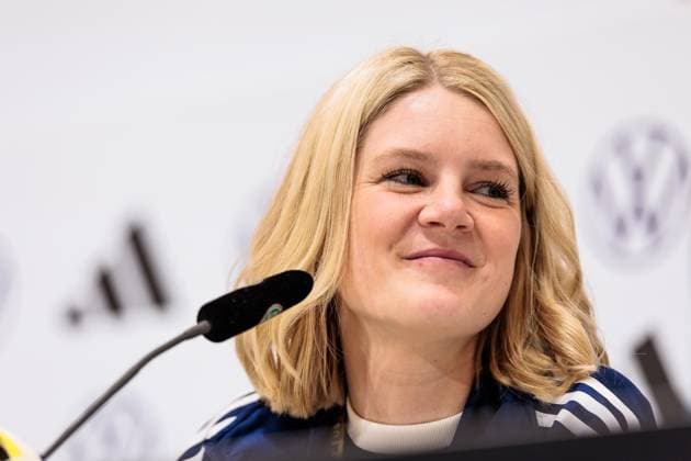 Training camp preparation UEFA EURO 2024 Germany 05 06 2024 Franziska Wülle Press spokeswoman DFB Training camp preparation UEFA EURO 2024 Germany Press conference HerzoBase, Herzogenaurach on 05 06 2024 Copyright: xBEAUTIFULxSPORTS Wunderlx
