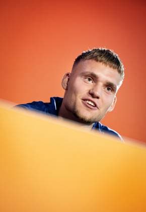 ZEIST - Bart Verbruggen during a press conference, PK, Pressekonferenz of the Dutch national team, Nationalteam at the KNVB Campus on June 5, 2024 in Zeist, the Netherlands. The Dutch national team is preparing for the European Football Championship in Germany. ANP KOEN VAN WEEL UEFA EURO, EM, Europameisterschaft,Fussball 2024 Germany 2024 xVIxANPxSportx xxANPxIVx 500373174 originalFilename: 500373174.jpg