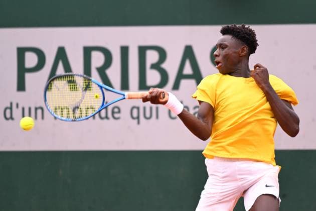 Moise Kouame ( FRA ) during the 2024 French Open at Roland Garros on June 5, 2024 in Paris, France. ( Photo by federico pestellini panoramic ) - TENNIS : Roland Garros 2024 - Internationaux de France - 05 06 2024 FedericoPestellini Panoramic 
