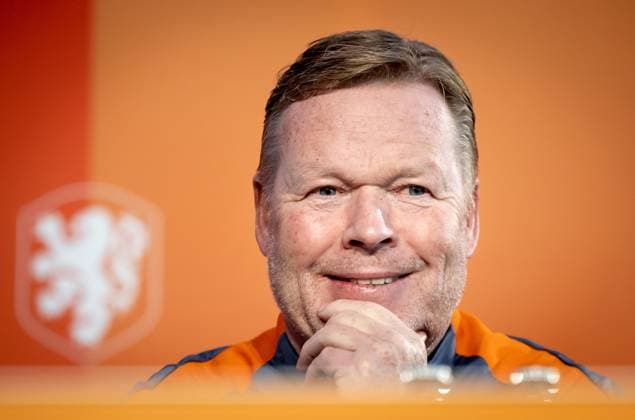 ZEIST - National coach Ronald Koeman during a press conference, PK, Pressekonferenz of the Dutch national team, Nationalteam on the KNVB Campus on June 5, 2024 in Zeist, the Netherlands. The Dutch national team is preparing for the European Football Championship in Germany. ANP KOEN VAN WEEL UEFA EURO, EM, Europameisterschaft,Fussball 2024 Germany 2024 xVIxANPxSportx xxANPxIVx 500373194 originalFilename: 500373194.jpg