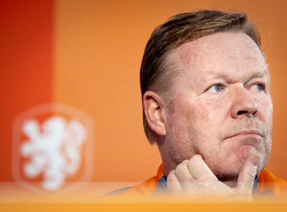 ZEIST - National coach Ronald Koeman during a press conference, PK, Pressekonferenz of the Dutch national team, Nationalteam on the KNVB Campus on June 5, 2024 in Zeist, the Netherlands. The Dutch national team is preparing for the European Football Championship in Germany. ANP KOEN VAN WEEL UEFA EURO, EM, Europameisterschaft,Fussball 2024 Germany 2024 xVIxANPxSportx xxANPxIVx 500373678 originalFilename: 500373678.jpg