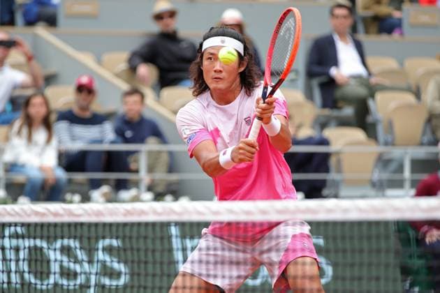 5th June 2024; Roland Garros, Paris, France; 2024 French Open Tennis tournament, Day 11; Zhizhen Zhang (CHN) and Tomas Machac (CZE) in their match against Marcel Granollers (ESP) and Horacio Zeballos (ARG)  ActionPlus12651015 JonxBromley