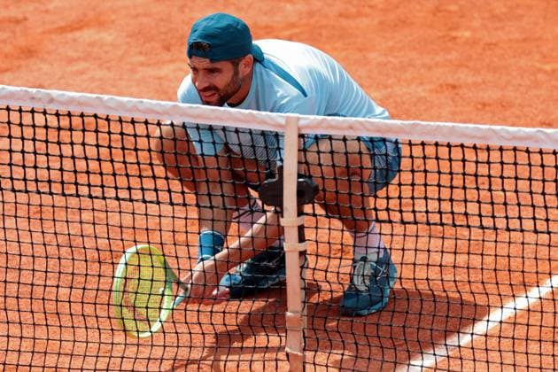 5th June 2024; Roland Garros, Paris, France; 2024 French Open Tennis tournament, Day 11; Simone Bolelli (ITA) and Andrea Vavassori (ITA) in action against Joe Salisbury (GBR) and Rajeev Ram (USA)  ActionPlus12651033 JonxBromley