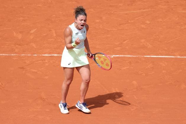Jasmine Paolini, ITA, during quarterfinals of 2024 French Open at Roland Garros, Paris, 05 06 2024