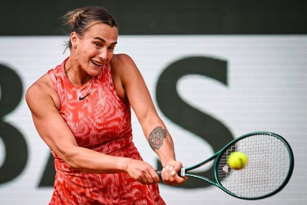 June 5, 2024, Paris, France, France: Aryna SABALENKA of Belarus during the eleventh day of Roland-Garros 2024, French Open 2024, Grand Slam tennis tournament at the Roland-Garros Stadium on June 05, 2024 in Paris, France. Paris France - ZUMAm308 20240605_zsp_m308_011 Copyright: xMatthieuxMirvillex