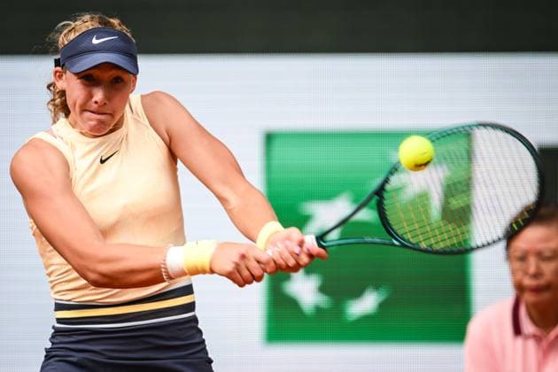 June 5, 2024, Paris, France, France: Mirra ANDREEVA of Russia during the eleventh day of Roland-Garros 2024, French Open 2024, Grand Slam tennis tournament at the Roland-Garros Stadium on June 05, 2024 in Paris, France. Paris France - ZUMAm308 20240605_zsp_m308_016 Copyright: xMatthieuxMirvillex