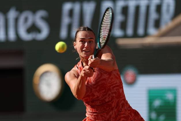 ROLAND GARROS 2024 Thierry Larret Maxppp. Tennis. Roland Garros 2024. Internationaux de France de tennis. Stade Roland Garros, Paris (75). Le 5 juin 2024. Quart de finale. Court Philippe Chatrier : Court Philippe Chatrier : Mirra ANDREEVA (RUS) vs Aryna SABALENKA (RUS) PARIS (75) STADE ROLAND GARROS PARIS ILE DE FRANCE FRANCE  Copyright: xThierryxLarret MAXPPPxThierryxLarretx TL_20240605_0293 0493875118st