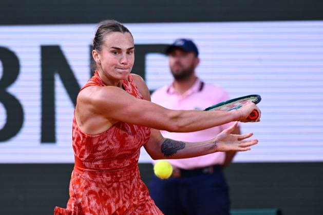 Aryna Sabalenka ( RUS ) during the 2024 French Open at Roland Garros on June 5, 2024 in Paris, France. ( Photo by federico pestellini panoramic ) - TENNIS : Roland Garros 2024 - Internationaux de France - 05 06 2024 FedericoPestellini Panoramic 