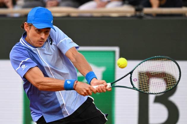 Alex De Minaur ( AUS ) during the 2024 French Open at Roland Garros on June 5, 2024 in Paris, France. ( Photo by federico pestellini panoramic ) - TENNIS : Roland Garros 2024 - Internationaux de France - 05 06 2024 FedericoPestellini Panoramic 