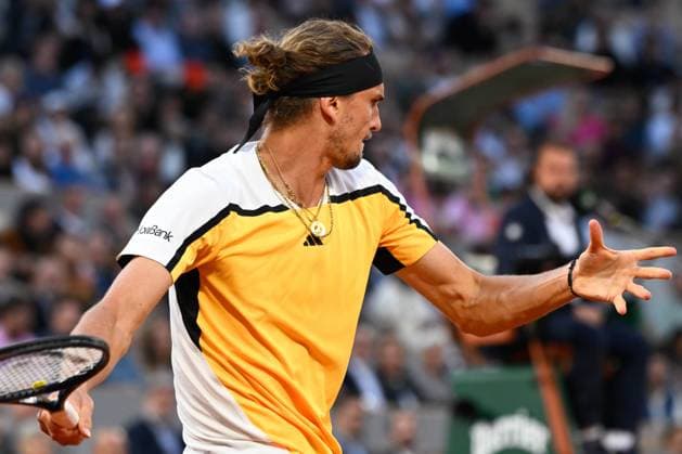 Alexander Zverev ( Allemagne ) during the 2024 French Open at Roland Garros on June 5, 2024 in Paris, France. ( Photo by federico pestellini panoramic ) - TENNIS : Roland Garros 2024 - Internationaux de France - 05 06 2024 FedericoPestellini Panoramic 