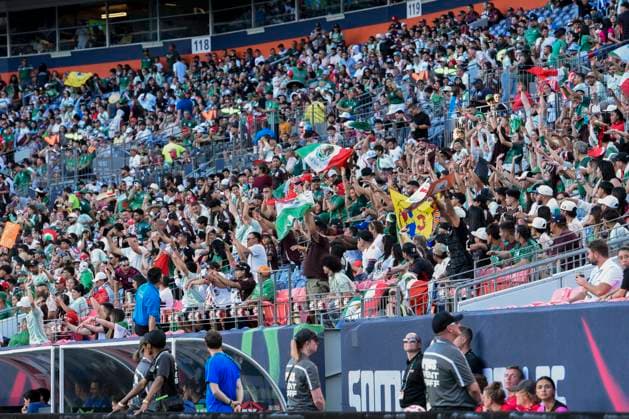 Fans of Mexico attend an International Friendly, Länderspiel, Nationalmannschaft soccer macth between the national teams of Mexico and Uruguay, at Empower Field in Mile High in Denver, USA, 05 June 2024. International friendly: Mexico vs. Uruguay !ACHTUNG: NUR REDAKTIONELLE NUTZUNG!  Copyright: xToddxPiersonx AME2043 20240606-55013790141_1