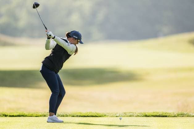240606 Linn Grant of Sweden during the first round of the 2024 Scandinavian Mixed Golf Tournament on June 6, 2024 in Helsingborg Photo Petter Arvidson BILDBYRAN kod PA PA0826 golf scandinavian mixed bbeng volvo car scandinavian mixed  Copyright: PETTERxARVIDSON BB240606PA005