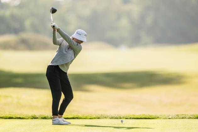 240606 Madelene Sagström of Sweden during the first round of the 2024 Scandinavian Mixed Golf Tournament on June 6, 2024 in Helsingborg Photo Petter Arvidson BILDBYRAN kod PA PA0826 golf scandinavian mixed bbeng volvo car scandinavian mixed  Copyright: PETTERxARVIDSON BB240606PA009