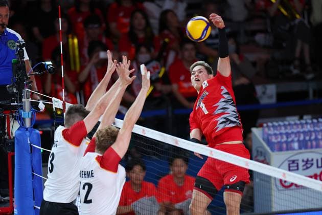 Yuji Nishida (JPN), JUNE 5, 2024 - Volleyball : FIVB Volleyball Nations League 2024 Men s Preliminary Round between Japan 3-2 Germany at West Japan General Exhibition Center, Fukuoka, Japan. Noxthirdxpartyxsales  (255493321)