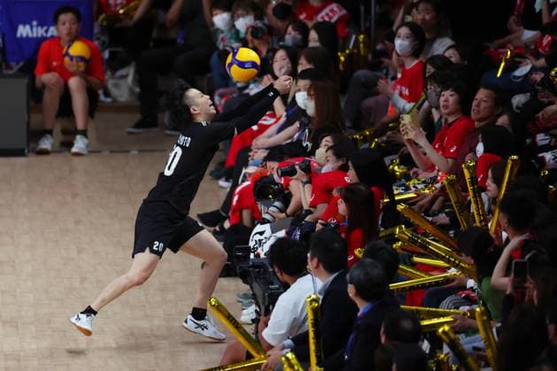 Sport Bilder des Tages Tomohiro Yamamoto (JPN), JUNE 5, 2024 - Volleyball : FIVB Volleyball Nations League 2024 Men s Preliminary Round between Japan 3-2 Germany at West Japan General Exhibition Center, Fukuoka, Japan. Noxthirdxpartyxsales  (255493328)