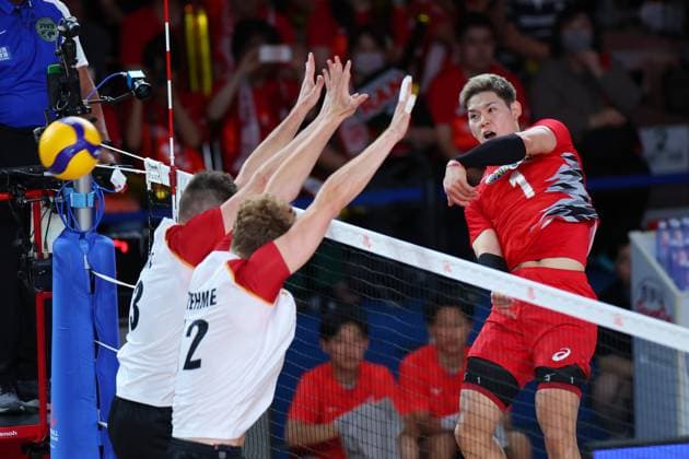 Volleyball, Nations League, Japan - Germany