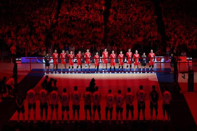 Japan team group, Mannschaftsbild, Totale (JPN), JUNE 5, 2024 - Volleyball : FIVB Volleyball Nations League 2024 Men s Preliminary Round between Japan 3-2 Germany at West Japan General Exhibition Center, Fukuoka, Japan. Noxthirdxpartyxsales  (255514842)