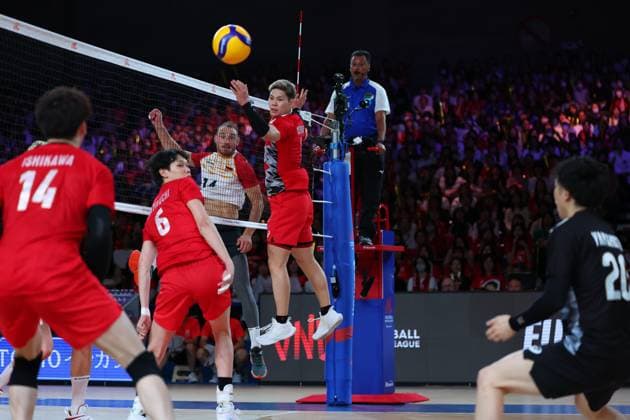Yuji Nishida (JPN), JUNE 5, 2024 - Volleyball : FIVB Volleyball Nations League 2024 Men s Preliminary Round between Japan 3-2 Germany at West Japan General Exhibition Center, Fukuoka, Japan. Noxthirdxpartyxsales  (255514952)