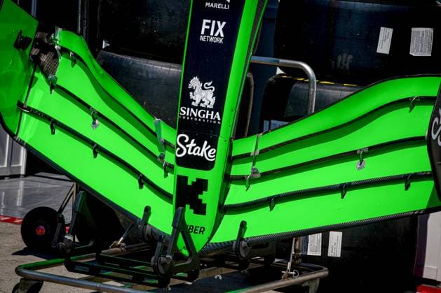 June 5, 2024, Montreal, Quebec, Canada: Stake F1 Team Kick Sauber nosecone in PitLane - .during Formula 1 Aws Grand Prix du Canada 2024, Montreal, Quebec, Canada, from Jun 6th to 9th - Rounfd 9 of 24 of 2024 F1 World Championship, WM, Weltmeisterschaft Montreal Canada - ZUMAm217 20240605_zsp_m217_033 Copyright: xAlessioxDexMarcox
