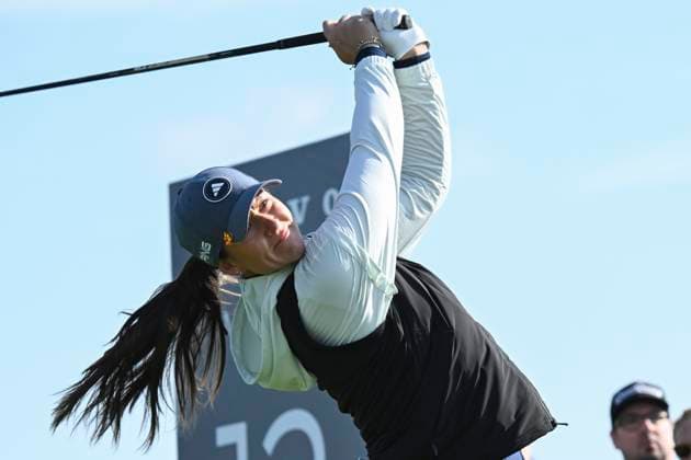 HELSINGBORG, SWEDEN 20240606 Swedens Linn Grant tees off on hole number 12 during the Volvo Car Scandinavian Mixed at Vasatorp golf course outside Helsingborg HELSINGBORG SWEDEN x10030x  Copyright: xJonasxEkströmer TTx VOLVO CAR SCANDINAVIAN MIXED