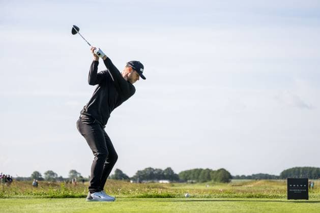 240606 Jesper Svensson of Sweden during the first round of the 2024 Scandinavian Mixed Golf Tournament on June 6, 2024 in Helsingborg Photo Petter Arvidson BILDBYRAN kod PA PA0826 golf scandinavian mixed bbeng volvo car scandinavian mixed  Copyright: PETTERxARVIDSON BB240606PA026