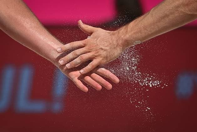 Beach volleyball, Beachvolleyball players during the Pro Tour Ostrava match Ondrej Perusic and David Schweiner of Czech Republic vs Steven van de Velde and Matthew Immers of Netherlands, Ostrava, Czech Republic, June 6, 2024. (CTKxPhoto JaroslavxOzana) CTKPhotoP2024060604100  CTKPhotoP2024060604100