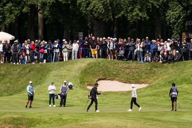 240606 During the first round of the 2024 Scandinavian Mixed Golf Tournament on June 6, 2024 in Helsingborg Photo Petter Arvidson BILDBYRAN kod PA PA0826 golf scandinavian mixed bbeng volvo car scandinavian mixed  Copyright: PETTERxARVIDSON BB240606PA110