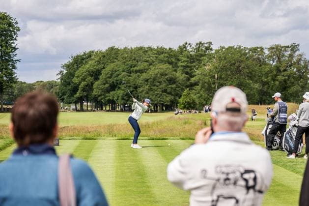 240606 During the first round of the 2024 Scandinavian Mixed Golf Tournament on June 6, 2024 in Helsingborg Photo Petter Arvidson BILDBYRAN kod PA PA0826 golf scandinavian mixed bbeng volvo car scandinavian mixed  Copyright: PETTERxARVIDSON BB240606PA126