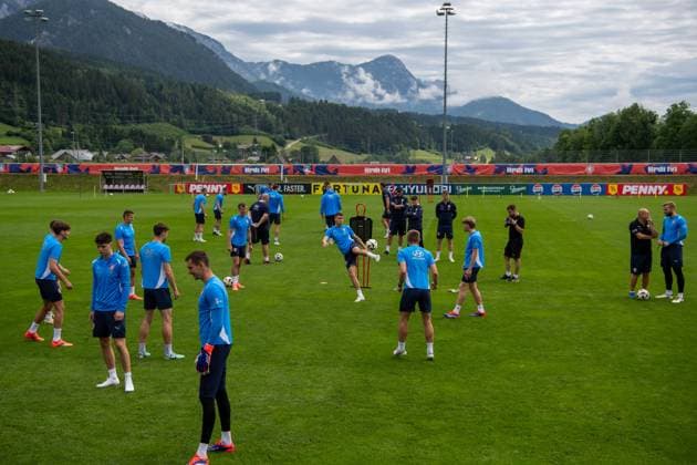 Czech national football team s training camp before the European Football Championships in Schladming, Germany, June 6, 2024. (CTKxPhoto VaclavxPancer) CTKPhotoP2024060604267  CTKPhotoP2024060604267