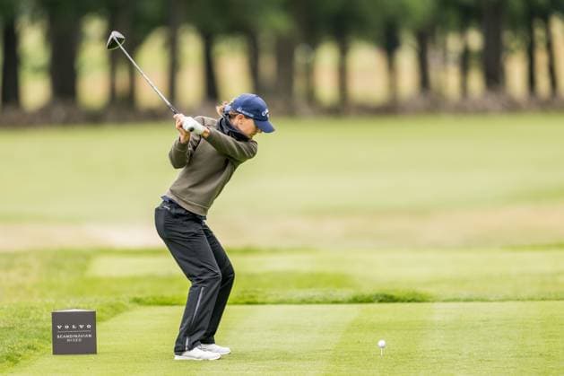 240606 During the first round of the 2024 Scandinavian Mixed Golf Tournament on June 6, 2024 in Helsingborg Photo Petter Arvidson BILDBYRAN kod PA PA0826 golf scandinavian mixed bbeng volvo car scandinavian mixed  Copyright: PETTERxARVIDSON BB240606PA138