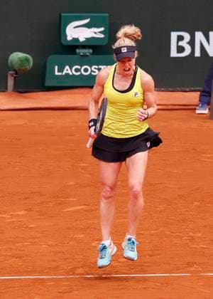 Laura Siegemund GER makes a fist and cheers, cheers,joy,emotion, Edouard Roger Vasselin FRA , Mixed Doubles, Final, Final match Copyright: xJuergenxHasenkopfx