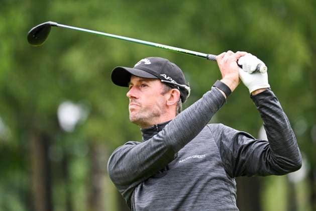 HELSINGBORG, SWEDEN 20240606 Swedens Alexander Björk hits his second shot on hole 3 during the Volvo Car Scandinavian Mixed on the Tournament Course at Vasatorps Golfklubb outside Helsingborg HELSINGBORG SWEDEN x10030x  Copyright: xJonasxEkströmer TTx VOLVO CAR SCANDINAVIAN MIXED