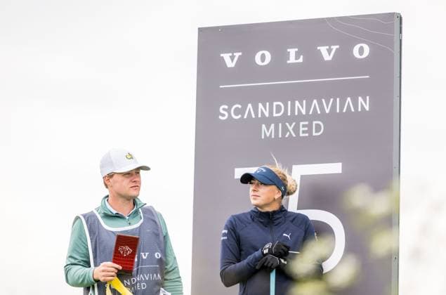 240606 And during the first round of the 2024 Scandinavian Mixed Golf Tournament on June 6, 2024 in Helsingborg Photo Petter Arvidson BILDBYRAN kod PA PA0826 golf scandinavian mixed bbeng volvo car scandinavian mixed  Copyright: PETTERxARVIDSON BB240606PA144