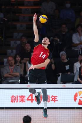 Moritz Karlitzek (GER), JUNE 6, 2024 - Volleyball : FIVB Volleyball Nations League 2024 Men s Preliminary Round between Bulgaria - Germany at West Japan General Exhibition Center, Fukuoka, Japan. Noxthirdxpartyxsales  (255565968)