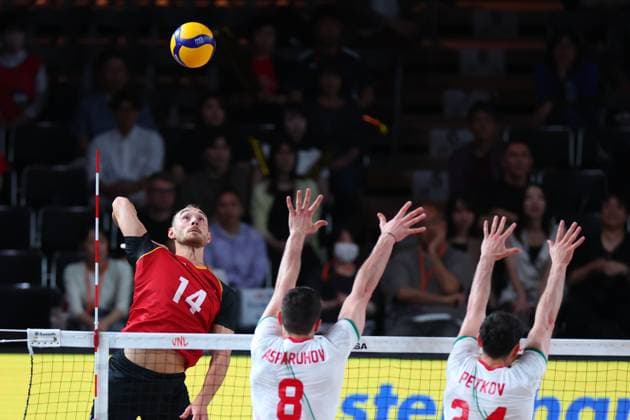 Moritz Karlitzek (GER), JUNE 6, 2024 - Volleyball : FIVB Volleyball Nations League 2024 Men s Preliminary Round between Bulgaria - Germany at West Japan General Exhibition Center, Fukuoka, Japan. Noxthirdxpartyxsales  (255565974)