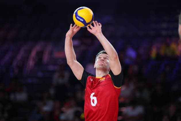 Johannes Tille (GER), JUNE 6, 2024 - Volleyball : FIVB Volleyball Nations League 2024 Men s Preliminary Round between Bulgaria - Germany at West Japan General Exhibition Center, Fukuoka, Japan. Noxthirdxpartyxsales  (255565989)