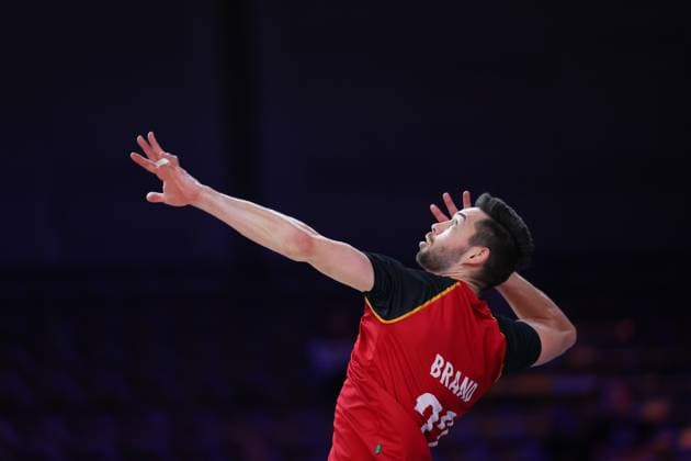 Tobias Brand (GER), JUNE 6, 2024 - Volleyball : FIVB Volleyball Nations League 2024 Men s Preliminary Round between Bulgaria - Germany at West Japan General Exhibition Center, Fukuoka, Japan. Noxthirdxpartyxsales  (255566001)