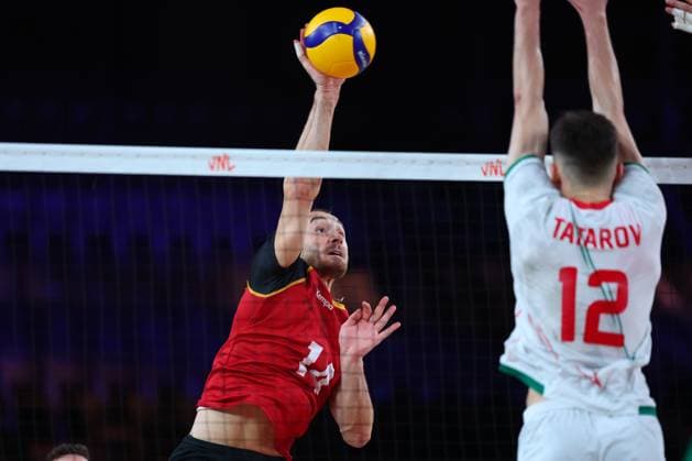 Moritz Karlitzek (GER), JUNE 6, 2024 - Volleyball : FIVB Volleyball Nations League 2024 Men s Preliminary Round between Bulgaria - Germany at West Japan General Exhibition Center, Fukuoka, Japan. Noxthirdxpartyxsales  (255566024)