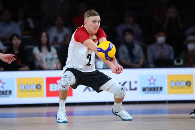 Leonard Graven (GER), JUNE 6, 2024 - Volleyball : FIVB Volleyball Nations League 2024 Men s Preliminary Round between Bulgaria - Germany at West Japan General Exhibition Center, Fukuoka, Japan. Noxthirdxpartyxsales  (255566026)