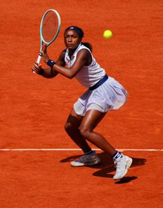 Coco Gauff in semi final action French Open Tennis, Day 12, Tennis, Roland Garros, Paris, France - 06 June 2024  Copyright: xJavierxGarcia Shutterstockx 14521936f