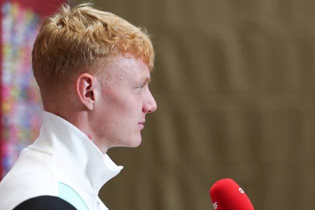 SOCCER - UEFA EURO, EM, Europameisterschaft,Fussball 2024 VIENNA,AUSTRIA,06.JUN.24 - SOCCER - UEFA European Championship, EM, Europameisterschaft preview, OEFB training camp, press conference, PK, Pressekonferenz Image shows Nicolas Seiwald (AUT). GEPAxpictures xArminxRauthner