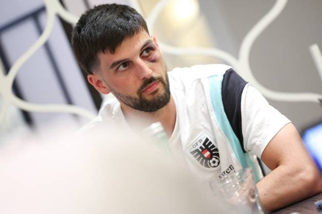 SOCCER - UEFA EURO, EM, Europameisterschaft,Fussball 2024 VIENNA,AUSTRIA,06.JUN.24 - SOCCER - UEFA European Championship, EM, Europameisterschaft preview, OEFB training camp, press conference, PK, Pressekonferenz Image shows Florian Grillitsch (AUT). GEPAxpictures xArminxRauthner
