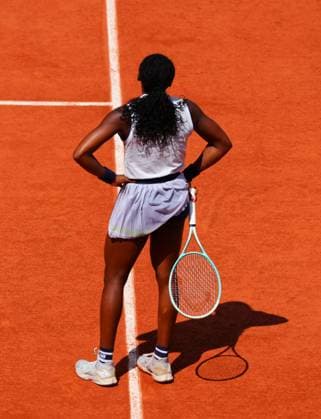 Coco Gauff reacts French Open Tennis, Day 12, Tennis, Roland Garros, Paris, France - 06 June 2024  Copyright: xJavierxGarcia Shutterstockx 14521936l