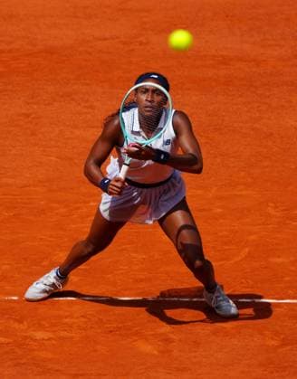Coco Gauff in semi final action French Open Tennis, Day 12, Tennis, Roland Garros, Paris, France - 06 June 2024  Copyright: xJavierxGarcia Shutterstockx 14521936m