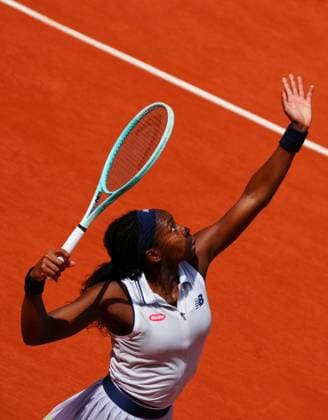 Coco Gauff in semi-final action French Open Tennis, Day 12, Tennis, Roland Garros, Paris, France - 06 June 2024  Copyright: xJavierxGarcia Shutterstockx 14521936r