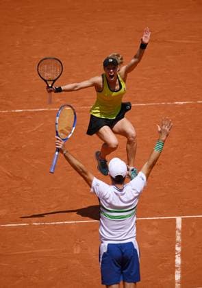 2024 Roland Garros Mixed doubles final Laura Siegemund GER Edouard Roger Vasselin FRA